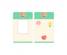 친구 돕기 센터 명찰 (문구없음)