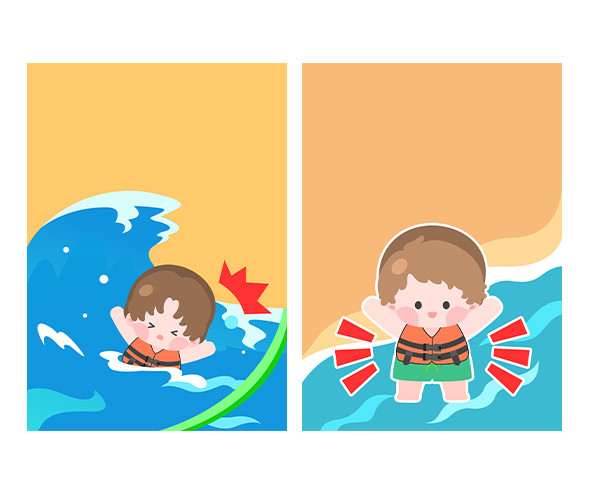 바다 구조대 포스터 (문구없음)