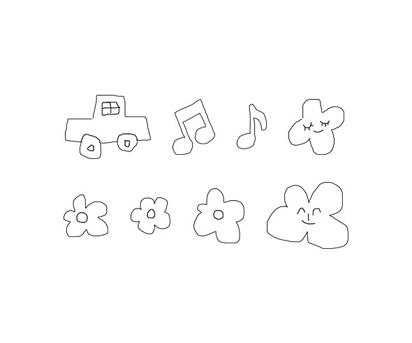 아이가 그린 그림 색칠 모음