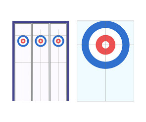 컬링 바닥 배경