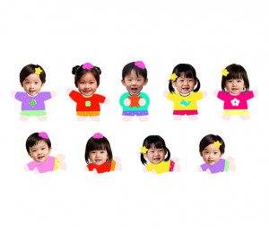 물놀이 하는 아이 합성이미지