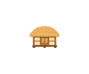 초가집 그림