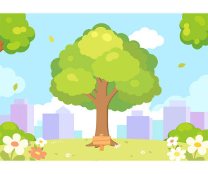 식목일 나무 심는 배경