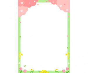 꽃 테두리