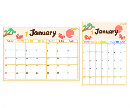 교사용 달력 (1월)