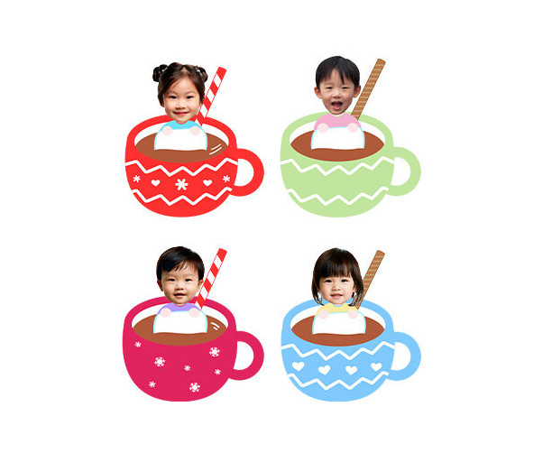 코코아와 아이 합성이미지