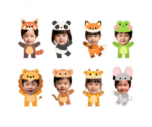 동물 합성이미지 