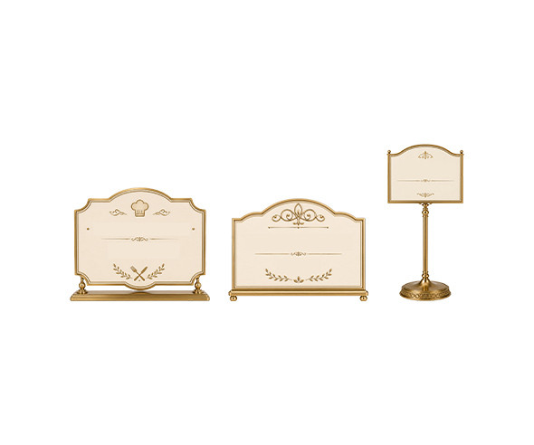 대기안내판, 안내데스크, 예약석 (문구없음)