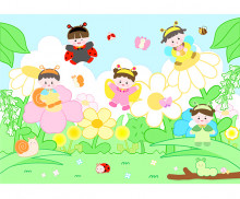 곤충 요정 배경