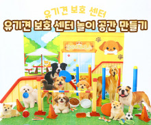 유기견 보호 센터 놀이 공간 만들기