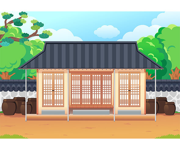 시골집 배경