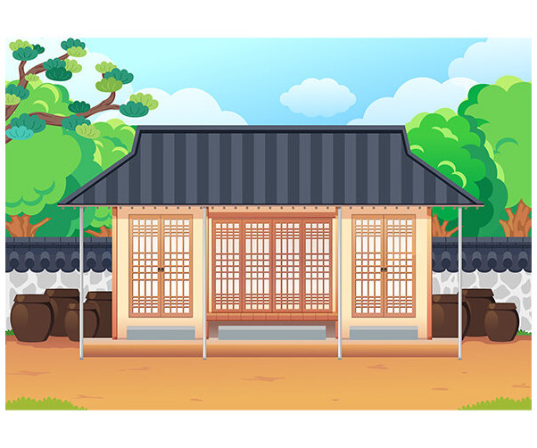 시골집 배경