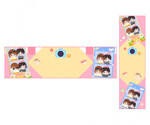 추억 네 컷 찍으러 가자 가로 세로 배너 (문구없음)