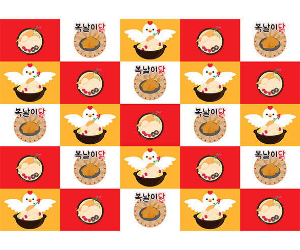복날이닭 포토월