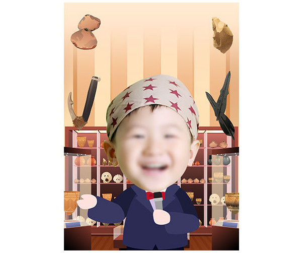 박물관 큐레이터 합성 표지(남아)