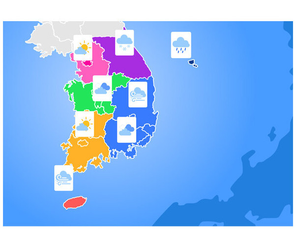 기상캐스터 날씨 배경2(가로)