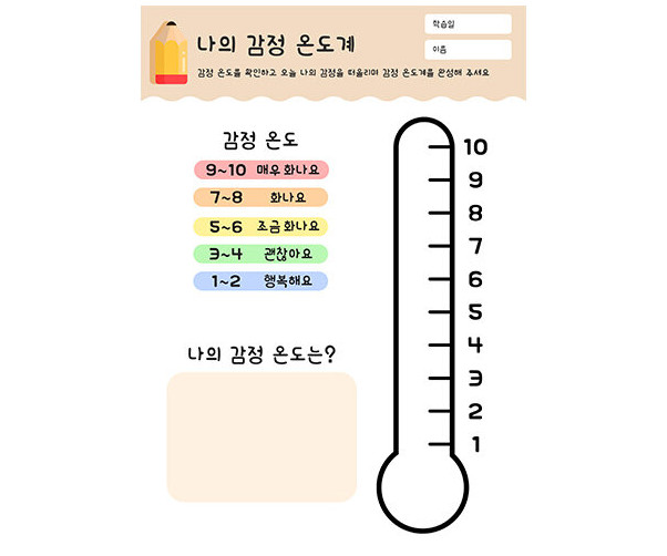 나의 감정 온도계