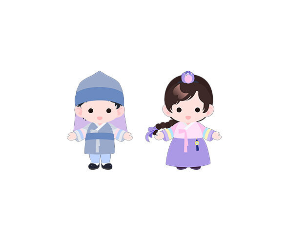 한복입은 아이