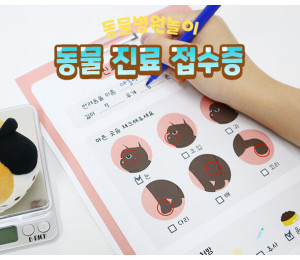 동물 진료 접수증