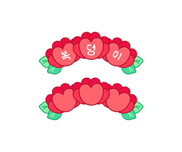 카네이션 머리띠