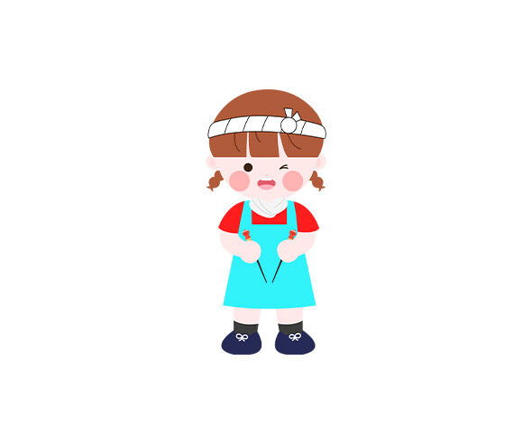 타코야끼 만드는 아이(여아)