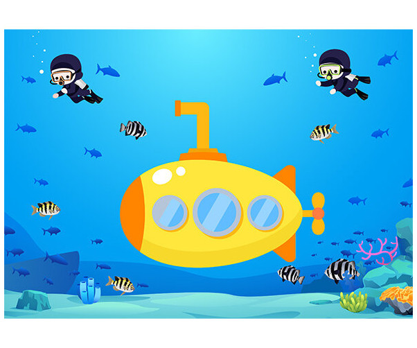 잠수함 배경