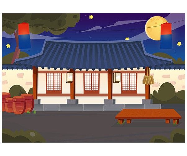 한가위 배경
