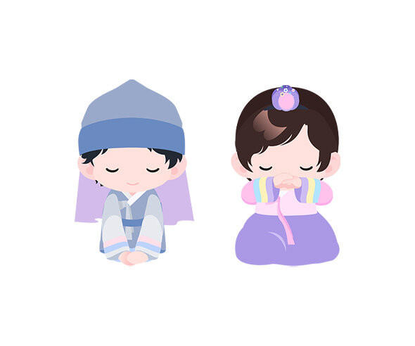 세배하는 아이