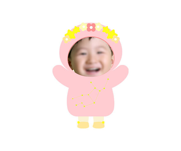 처녀자리 합성이미지