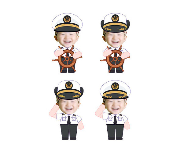 선장 합성이미지