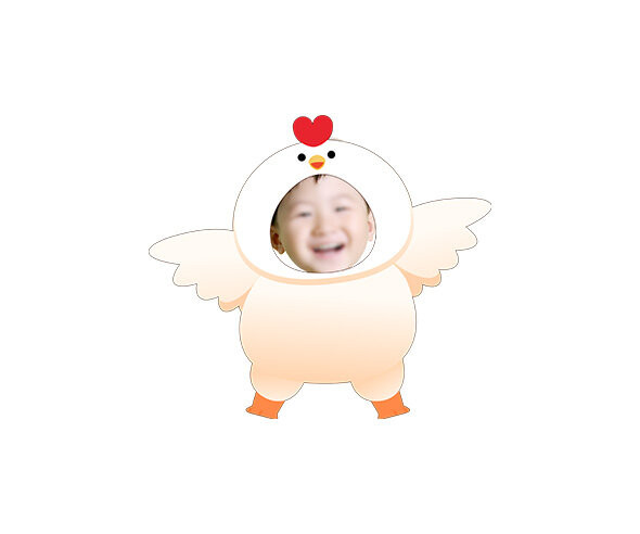 닭 합성이미지