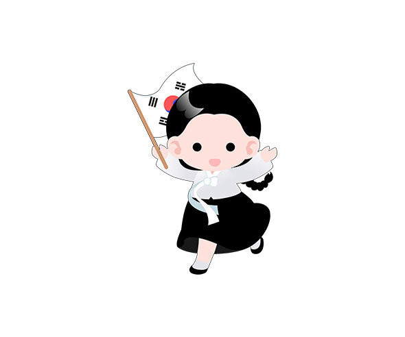 만세 하는 아이 (여아)