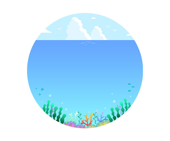 바다 라벨