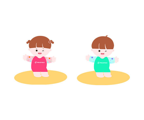 서핑하는 아이