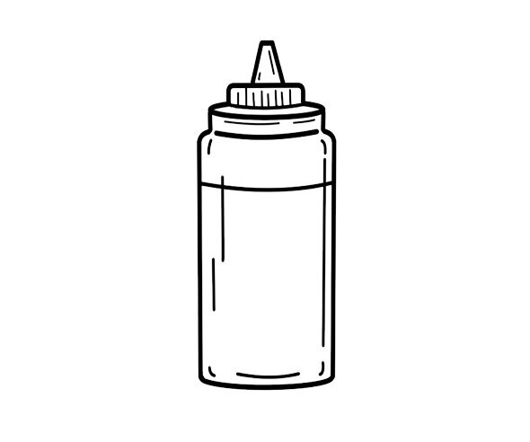 튜브 소스통 도안