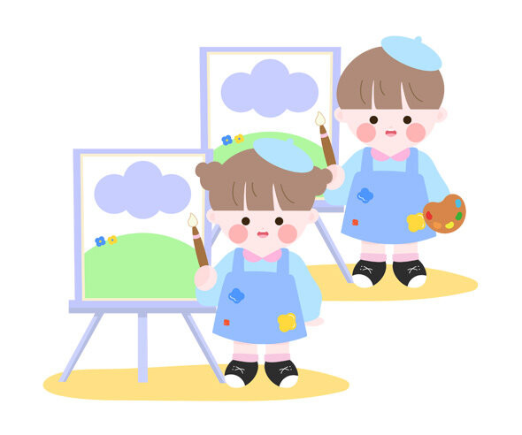 그림 그리는 아이