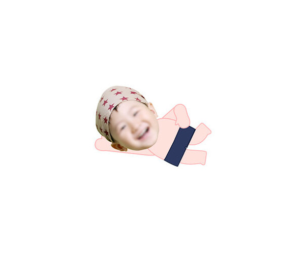 수영하는 아이 합성이미지