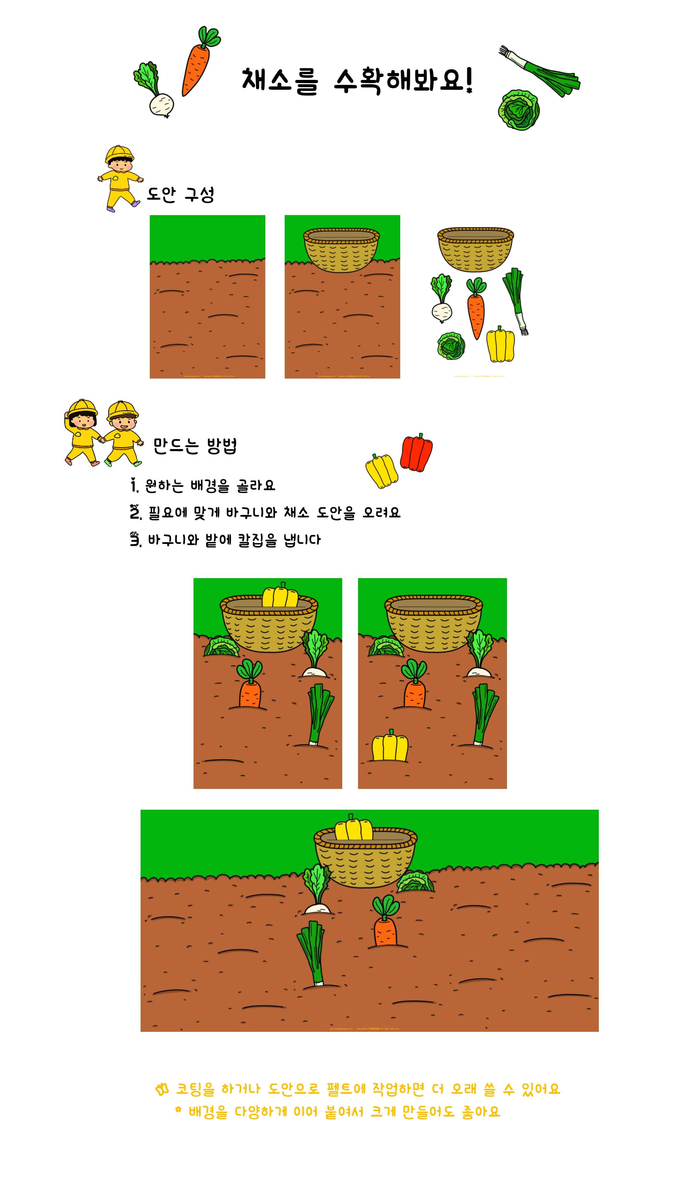 채소 수확하기 채소 수확하기
