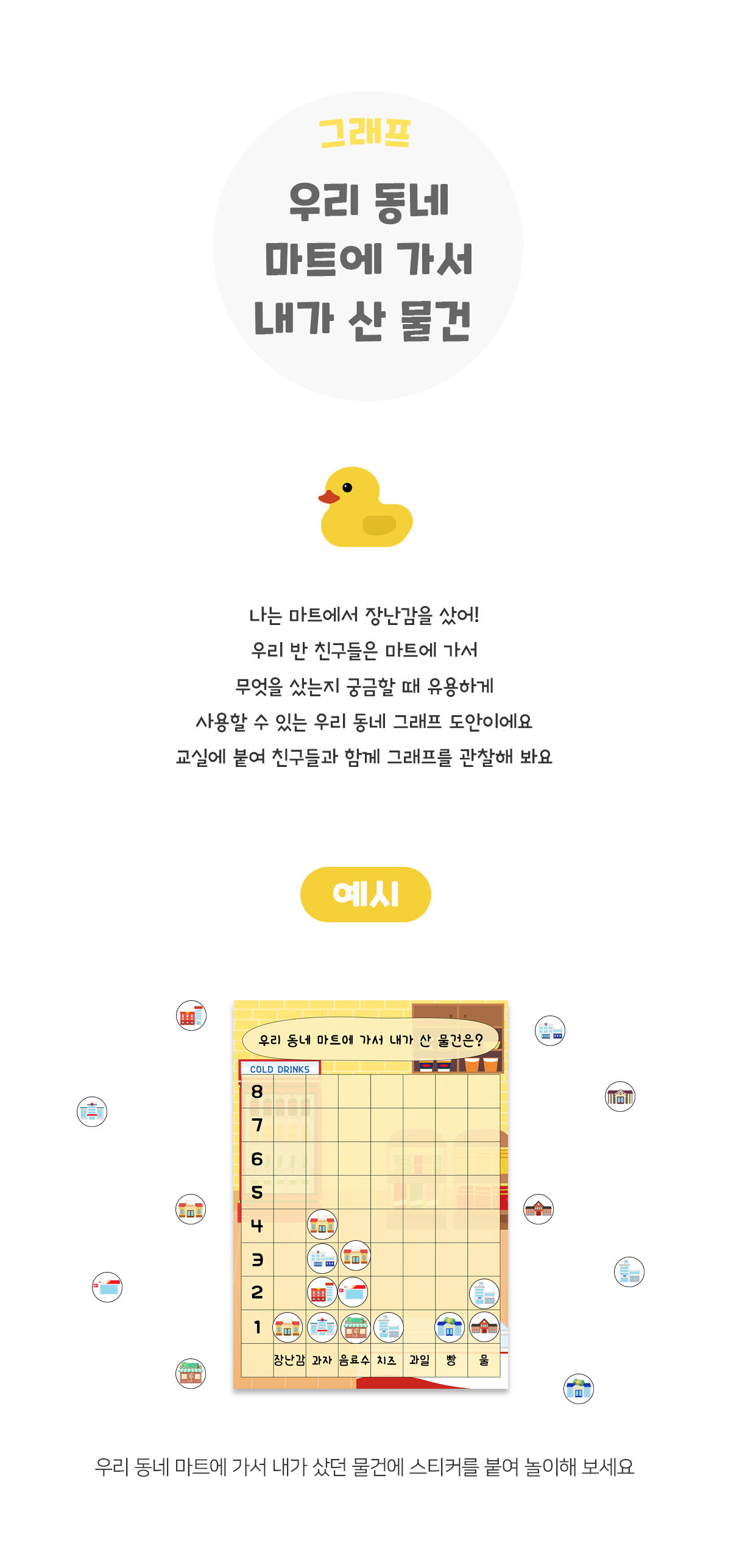 우리동네마트에가서내가산물건그래프 우리동네마트에가서내가산물건그래프