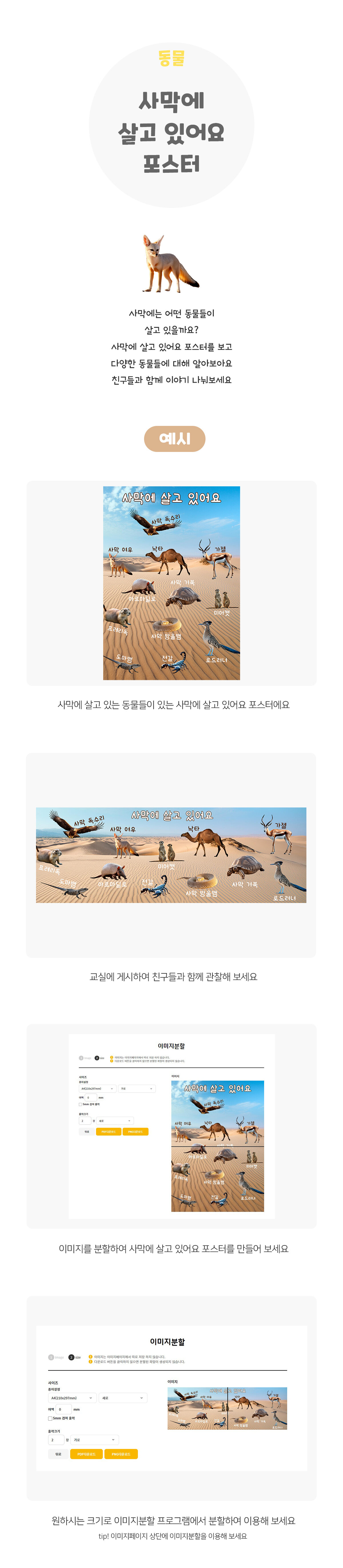 사막에살고있어요포스터