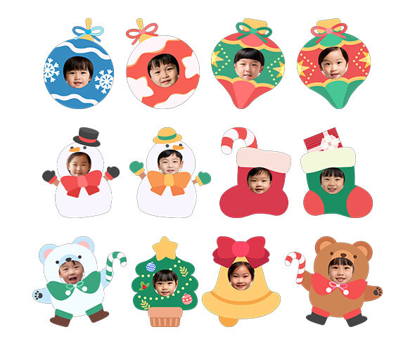 크리스마스 합성 장식