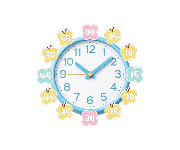 시계 분침 표시 (꽃,나비)