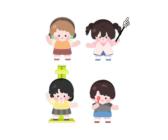 신체검사하는 아이