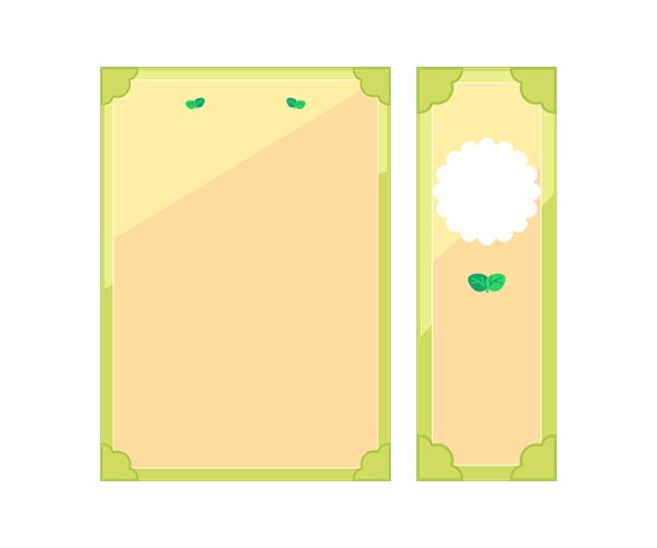 봄도시락 가게 메뉴판