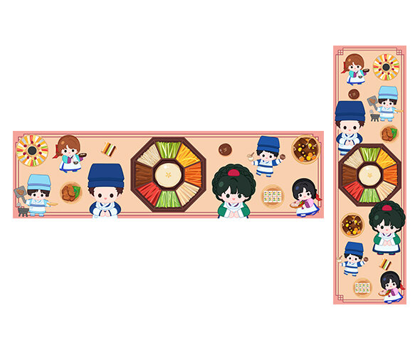 수라상 만들기 가로 세로 배너 (문구없음)