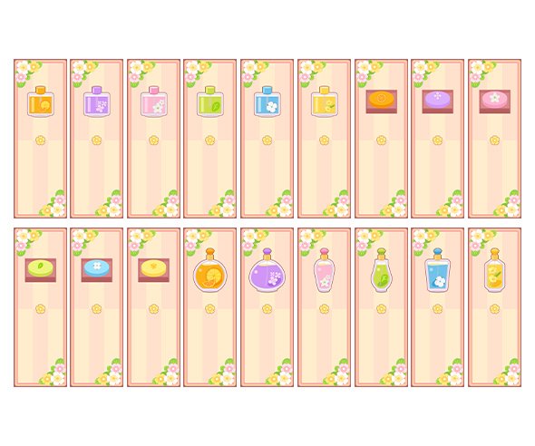 봄향기 가게 개별 메뉴판 (문구없음)