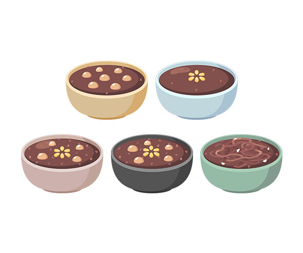 팥죽, 팥칼국수