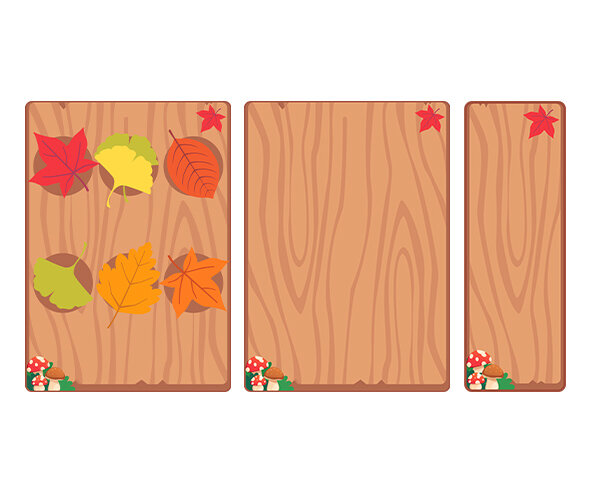 가을 열매 가게 메뉴판