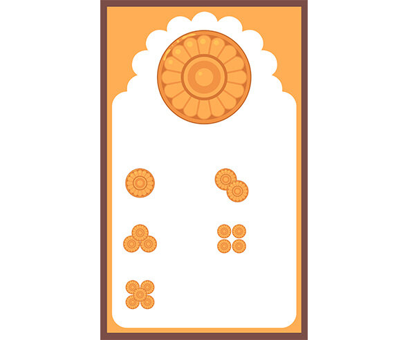 국화빵 가게 메뉴판 (문구없음)