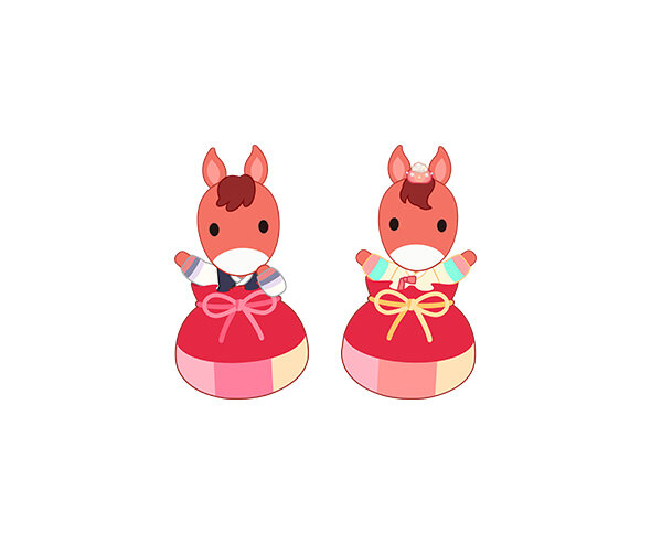 붉은 말과 복주머니2